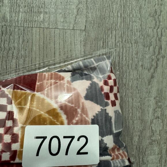 Vintage Styled In California Shirt Mens Medium 60s 70s Geometric Patchwork Party - Picture 10 of 10